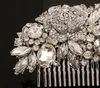 Nuovi gioielli da sposa Fiore di cristallo argento Copricapo da sposa Catena morbida Ornamenti per capelli da sposa Copricapo decorato