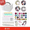 Set manicure Kit per unghie con lampada per unghie a LED 24w36w Trapano per unghie Kit smalto per unghie Set di strumenti per nail art in acrilico1723393