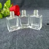 10ml Lucency Esvaziar prego de vidro quadrado Polish Bottle líquido Blush Pinte Glue Gel Cristal Nail Art Recipientes de embalagem LX8846