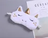 Unicorn Silver Horn Cartoon Plush Super Cute Sova Eye Mask Shading Napping Goggles Health Vision Care Tools Gratis Ship 50