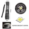 LED Flashlight XHP50 Lamp bead Support zoom 5 lighting modes Torch By 18650 or 26650 battery For outdoor activities