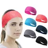 Sport Yoga Headband Sweatband Quick Drying Hair Bands Ladies Elastic Gym Running Headbands Indoor Outdoor Exercise Fitness Head Wrap ZYQA526