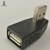 300 adet / grup USB 2.0 Bir Erkek Kadın Açı Çapraz Tip Adaptörü Connecter Dizüstü PC için