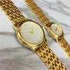 Classic Sell Women Men Watchs Luxury Inneildless Steel Femmes Montreuse-bracelet Look GoldSilver Gifts Accessoires Relogio MAS4080475