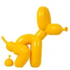 Konst pooping Dog Sculpture Harts Craft Abstrakt Geometrisk figur Staty vardagsrum Heminredning Valentin S Gift R1730 T200624