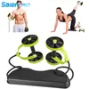Sport Core Double AB Roller Wheel Litness Enernices Eductions Tearer Termming Trainer at Home Gym9492759