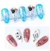 120pcs Oval Shape False Nail Tips Transparent Natural Faux Ongles Display Palette For Nails Art Design Manicure Tools BE1030