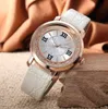 watch Festival Memorial Day gift women Shiny Crystal wristwatch Sand bottle fashion quartz diamond Leather watches