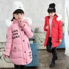 Retail Kids Winter Coats Diseñador de lujo de lujo Invierno Cotton Cotton Chaqueta tibia Down Baby Baby Girl Chaquetas con capucha Sotwear 9645277