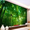 Tapety 3D Bambusowe tapety TV Tło ściany Piękne tapety scenerii
