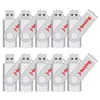 10pcs/LOT USB Flash Drives 512 MB Niska pojemność Obracanie obrotowe dla laptopa komputerowego USB 2.0 Pamięć napęd pendrive darmowa wysyłka