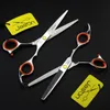 2 SCISSORSBAGCOMB JAPAN Högkvalitativ Jason 5560 tum Professionell frisör SCISSORS Hårklippning Barber Shear Set Salon3372916