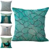 Whale Fish Pillow Case Poduszka Pokrywa Pościel Bawełna Rzuć Poduszki Home Decor Sofa Łóżko Poduszka samochodowa Obejmuje 6 opcji kolorów