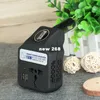 Freeshipping R1B1 150W DC 12V to AC 220V Car Smart Power Inverter w/ Dual USB/AC Socket Black