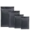 Plast mylar väskor aluminium folie blixtlåsväska för långvarig matlagring och samlarobjekt skydd 8 färger två sidor färgade3921719