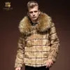 Herbst und Winter 2018 Herren-Ledermantel, Herren-Ledermantel im Jugendstil, kurz, Freizeitmode