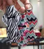 Neoprene Keychain Sports Baseball Flowers Print Lipstick Holder Wrap Chapstick Holder Lip Cover Party Favor Gift 63 Styles