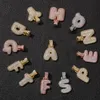 Высокое качество A-Z на заказ Название Bubble Letters Ожерелья Подвеска Bling Кубический циркон Hip Hop Jewelry 3 цвета с кубинским дар цепи