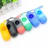 Pet Dog Dispenser Garbage Case Included Pick Up Waste Poop Bags Dog Pet Supplies Household Cleaning Tool 8 Colors 10.5*4cm SN2184