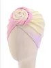 Infantile Neonato Neonate Ragazzo Cappello Turbante Cap Tie-dyed Bambini Toddler Twist Knot Caps Beanie Bonnet Copricapo Copricapo Sciarpa Wrap