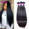 Peruviaanse rechte menselijke haarbundels 10A-rang Peruviaanse onverwerkte maagd haar recht 4 bundels 18-34 inch Dhgate Remy Menselijk Haarbundels