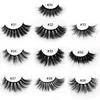 1 par mink ögonfransar fransar maquillaje dramatiska ögonfransar naturliga falska ögonfransar volym 3d mink lashes makeup faux cils