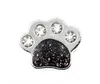 Hurtownie 100 Sztuk / partia 8mm Rhinestones Paw Slide Charm, Fit dla DIY 8mm Bransoletka Nadgarstek Moda Biżuteria