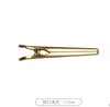 Nordic Brass Gold Gold Long Rip Snack Sellado Clip Carpeta Clip Swallowtail Coffee Miding Spoon