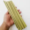 120 комплектов бамбуковых соломинок наборы многоразовых экологически чистых натуральных бамбуковых соломинок для питья ручной работы и чистящая щетка