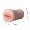 Gelugee sucer des jouets sexuels pour hommes Silicone vagin artificiel, sexe Oral Masturbation masculine cul poche chatte Anal vibrateur pour adulte