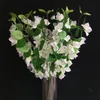 Silk Bougainvillea Glabra 등반 Bougainvillea Flower 인공 Bougainvillea Tree Branches 31.5 "결혼식 중심을위한 6 가지 색상