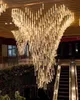 Wassertropfen Kristall kreative Pendelleuchte im europäischen Stil Luxus-LED-Lampen Kristallglas Innenbeleuchtung skandinavische Loft-Restaurantlampe