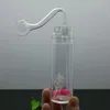 Rökande rör bongs tillverkar handblåst vattenpipa varmförsäljning bärbar akrylhandtag vatten rökflaska