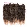 Mode Bomb Twist Braiding Hair 14Inch 75g Syntetisk Hair Extension 24Strands / PCS Crochet Syntetiska Dreads Braiding Hair Marly