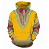 Sweat-shirt à capuche décontracté Men des femmes Fashion African Dashiki imprimé sweatshishies Sweats Sweats Hip Hop Sweat-Trackie