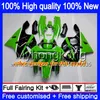 Body For KAWASAKI ZX 636 600CC ZX-636 1994 1995 1996 1997 213MY.18 Green white ZX636 ZX-6R ZX600 ZX 6 R 6R ZX6R 94 95 96 97 Fairings