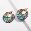 abalone dangle earrings