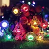 Słoneczne Diamentowe Struny Light Led Fairy Light Outdoor Fence Oświetlenie Ogród Boże Narodzenie Xmas Wedding Party Decor String