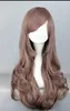 Wig włosy harajuku w stylu 60 cm Odporne na ciepło błonnik Lolita Cosplay Wid