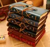 Hot Sale Vintage Leather Travel Journal Notebook Anchor Rudder Decoration Loose Leaf Notebook med rep Partihandel Gratis frakt