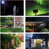 Upgraded Solar Flood lights 100W 200W 300W Spot light Waterproof Aluminum Garden Street Outdoor LED Wall Lamp with remote controller