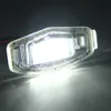 12V SMD 3528 White Light 18 LEDs License Plate Lamp for Honda Accord 4D Civic Odyssey City 4D - 2pcs