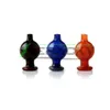 Beracky US-Farbglas-Bubble-Vergaserkappe, UV-Kugel-Vergaserkappen für abgeschrägte Kanten, Quarz-Banger-Nägel, Glas-Wasserbongs, Rohr-Dab-Rigs
