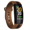 QS01 Smart armband Fitness Tracker Blodtryck Hjärtfrekvens Monitor Smart Watch Vattentät Passometer Smart Wrsitwatch för iPhone Android