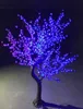 Lampioni a LED Lampada albero di ciliegio in fiore 1,5 ~ 2,5 metri di altezza simulazione tronco naturale decorazione di nozze illuminazione festival illuminazione giardino decorazioneLLF