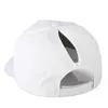 Femme marque Snapback casquettes de Baseball queue de cheval petits pains en désordre camionneur Ponycaps plaine Baseball visière casquette papa chapeau