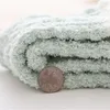 Dame winter warm pluizig koraal fluwelen dikke handdoek sokken snoep kleur vloer slaap fuzzy sokken vrouwen meisjes kousen M1062