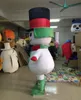 2019 High quality Can be washed with water EVA Material snowman Mascot Costumes walking cartoon Apparel