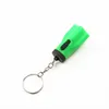 Mini Söt Plast Led Flashlight Mini Keychain Ficklampor Portable KeyRing Torch För Utomhus Camping Vandring Torch Blomma Form Barn leksak