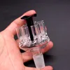 Revolver Bong Bowl 8 colpi Narghilè Ciotole di vetro Adattatore per pipe ad acqua per fumatori con 14mm 18mm Bong per diapositive con giunto maschio Ciotola